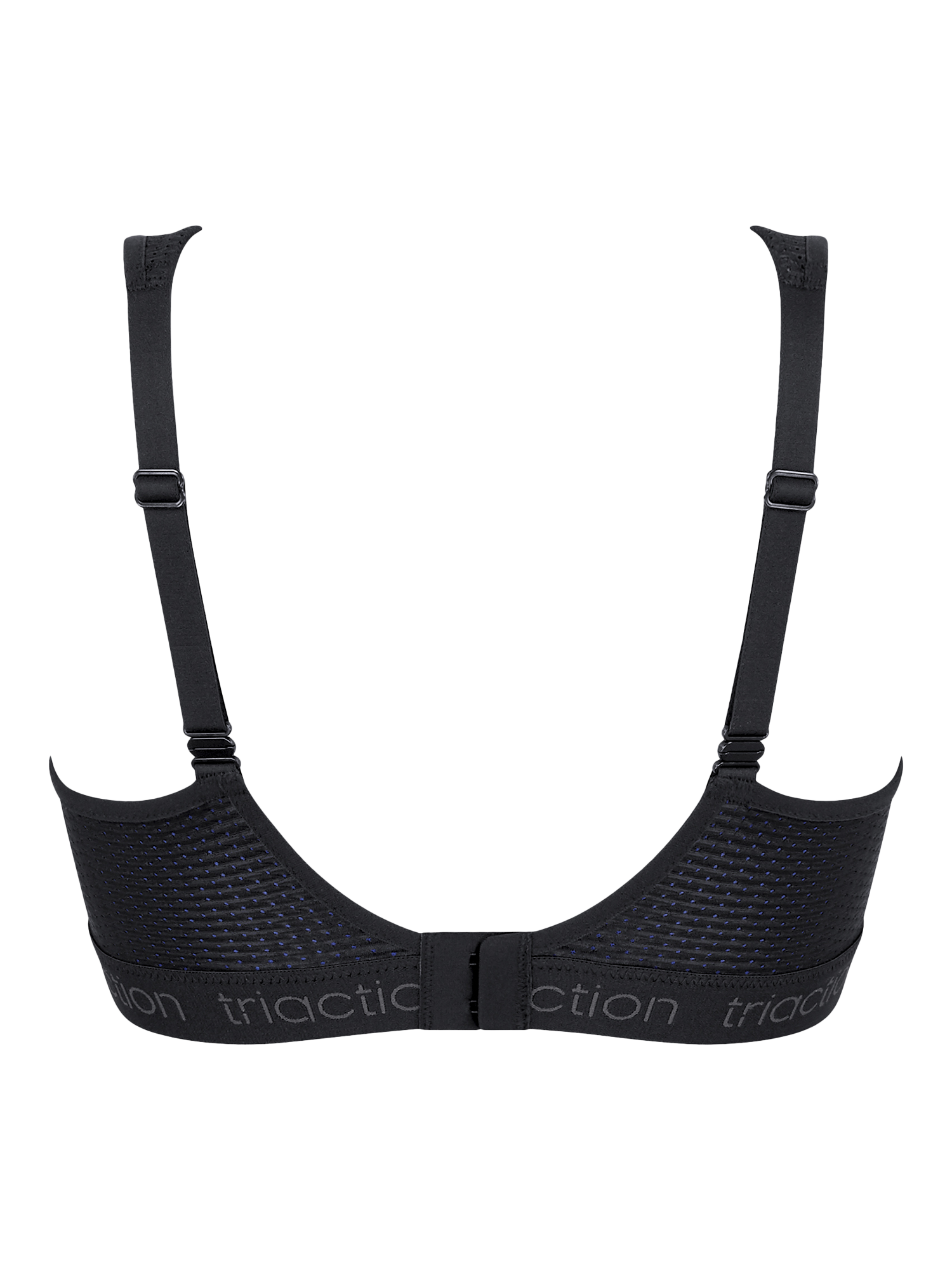 Product image 6 of 7, which shows Triumph Cardio Triaction Energy Lite Sports Bra, Black, 32B