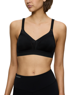 Triumph Triaction Workout Sports Bra, Black, Black