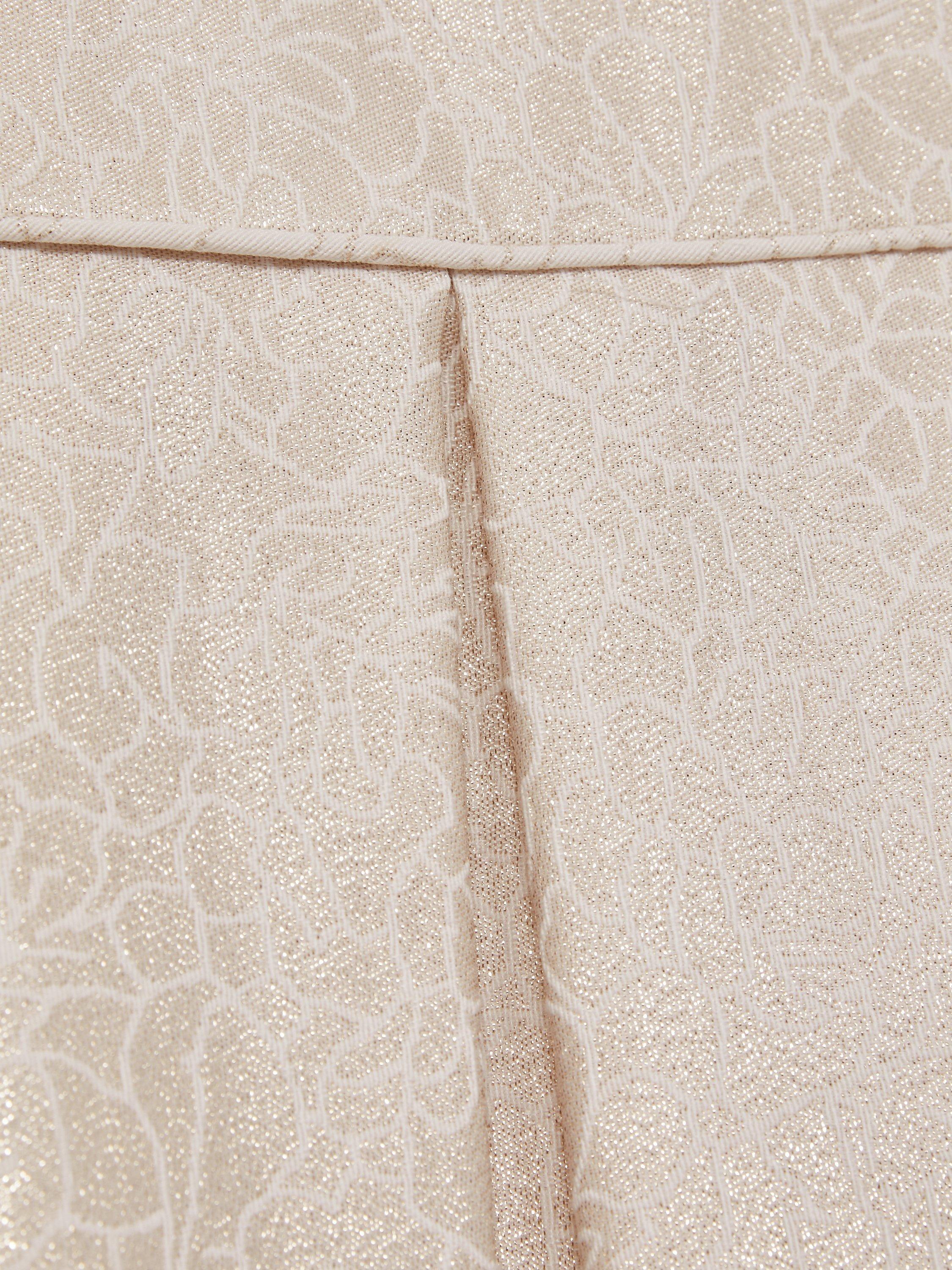 Product image 4 of 4, which shows Reiss Kids' Nia Cap Sleeve Flared Dress, Ivory, 4-5 years