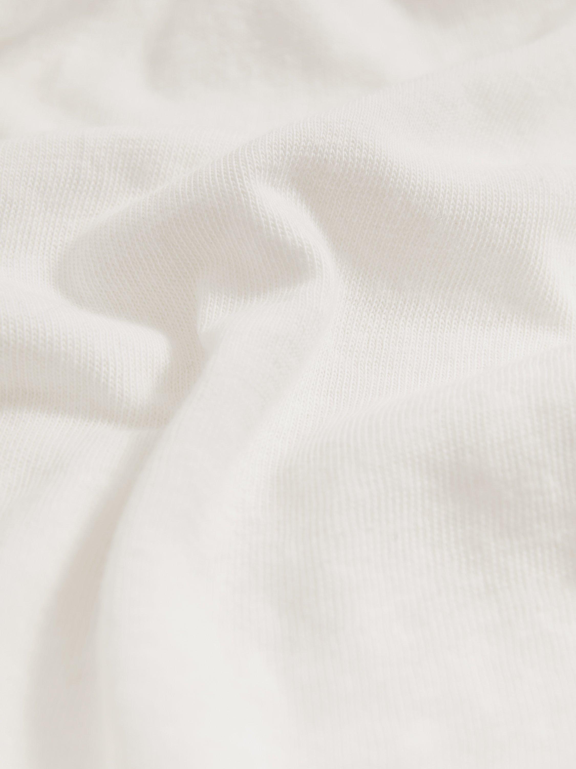 Product image 4 of 4, which shows Reiss Kids' Marah Cotton Blend T-Shirt, Ivory, 4-5 years