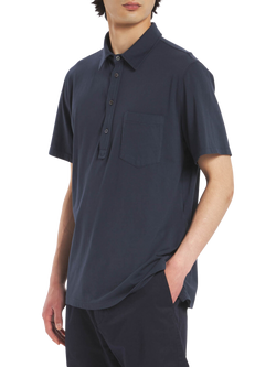 Barena Cotton Regular Fit Short Sleeve T-Shirt, Navy - view 2, Navy