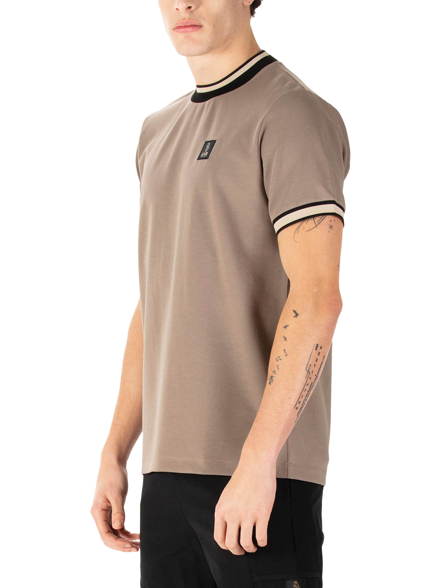 Product image 3 of 6, which shows LUKE 1977 Coron Cotton Blend Regular Fit Short Sleeve T-Shirt, Hardnut, XS
