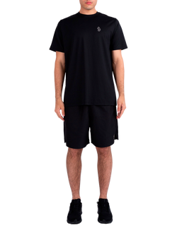 LUKE 1977 Twenty Four Seven Cotton Regular Fit Short Sleeve T-Shirt & Shorts Set, Black