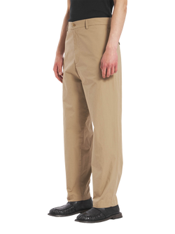 Barena Canasta Poplin Chino Trousers, Khaki - view 2, Khaki