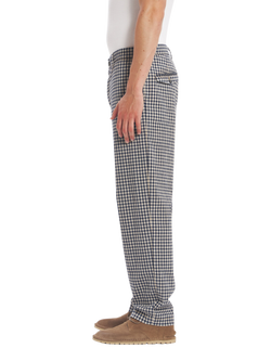 Barena Canasta Check Chino Trousers, Navy - view 2, Navy
