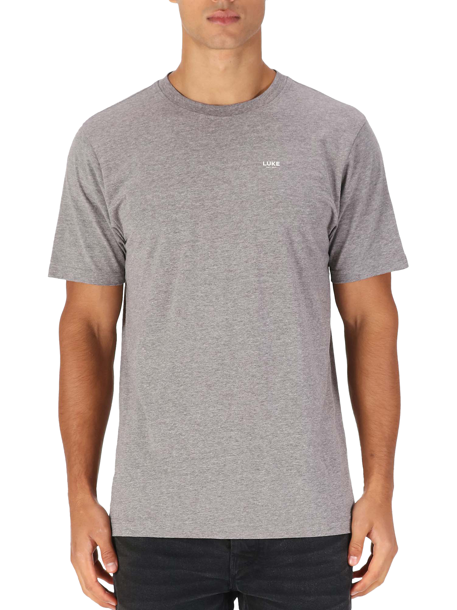 Product image 3 of 7, which shows LUKE 1977 Magic Cotton Regular Fit Short Sleeve T-Shirt, Pack of 3, Black/Grey/White, XS