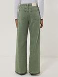 Jigsaw Finn Wide Leg Jeans, Mid Green