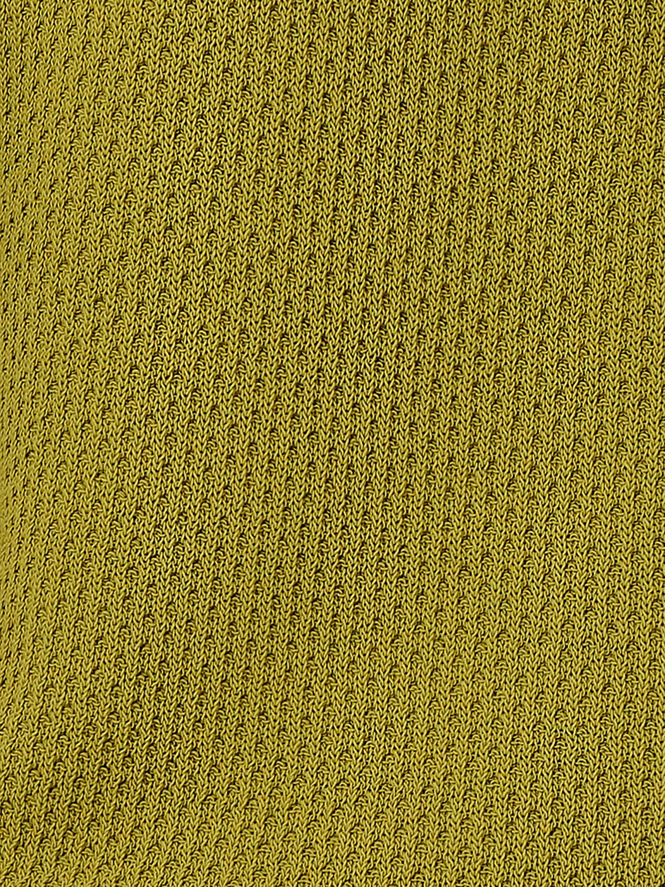 Product image 7 of 7, which shows Jigsaw Pointelle Knit Polo Shirt, Green, XS