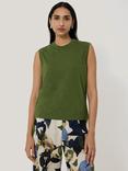 Jigsaw Cotton Slub Jersey Tank Top
