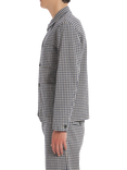 Barena Marin Check Long Sleeve Overshirt, Navy