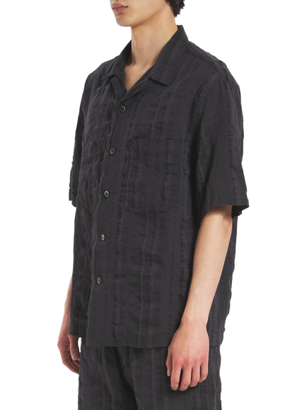 Barena Solana Linen Blend Shirt, Grafite - view 2, Grafite
