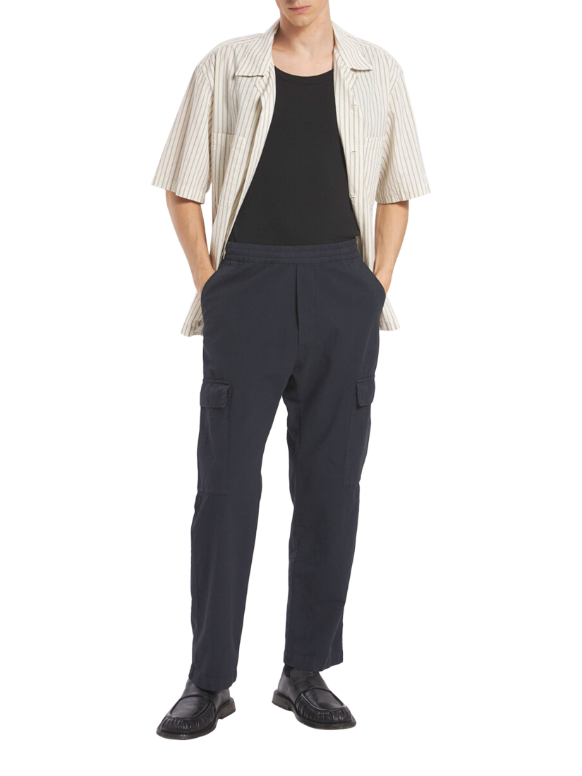 Product image 4 of 4, which shows Barena Solana Cotton Stripe Shirt, Avorio, M