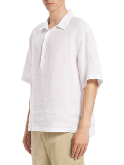 Barena Mola Linen Shirt, White - view 2, White