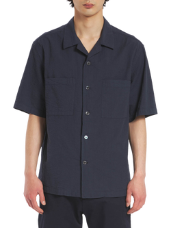 Barena Solana Cotton Shirt, Navy, Navy