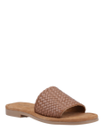 Hush Puppies HettyWoven  Leather Slider Sandals, Tan, Tan