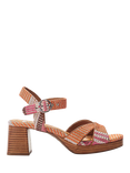 Moda in Pelle Grecian Patterned Sandals