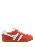 Gola Elan Suede Mix Trainers, Coral/White