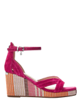Moda in Pelle May Wedge Sandals, Pink