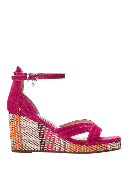 Moda in Pelle May Wedge Sandals, Pink