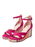 Moda in Pelle May Wedge Sandals, Pink