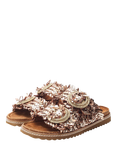 Moda in Pelle Olisia Woven Leather Open Toe Sandals