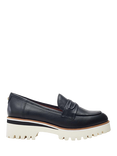 Moda in Pelle Ebonee Leather Loafers, Black