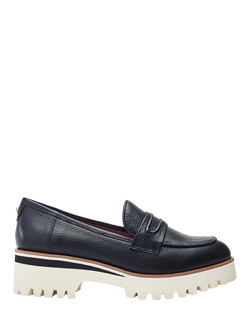 Moda in Pelle Ebonee Leather Loafers, Black