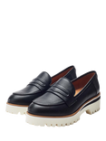 Moda in Pelle Ebonee Leather Loafers, Black