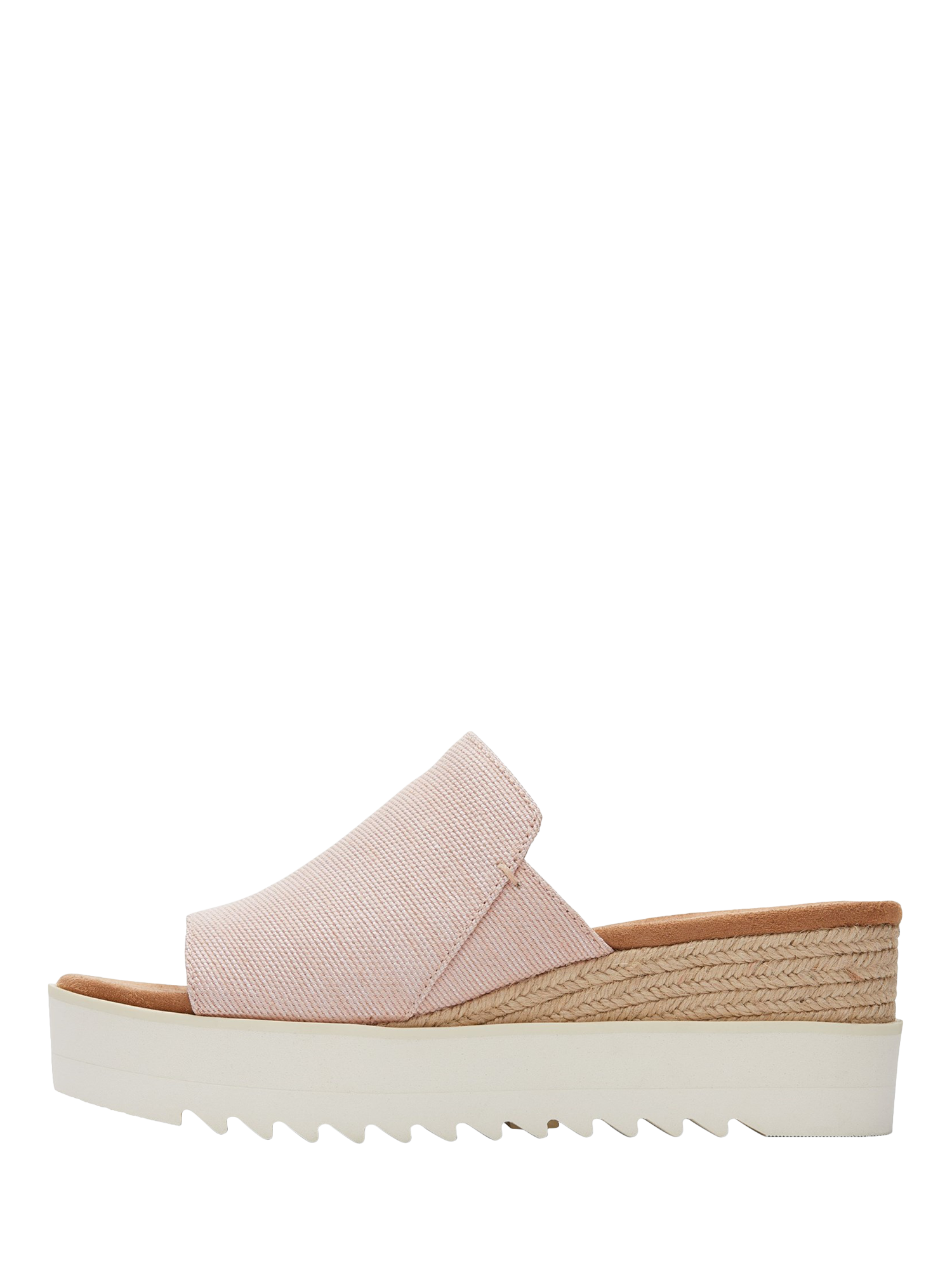 TOMS Diana Wedge Mule Sandals, Pink