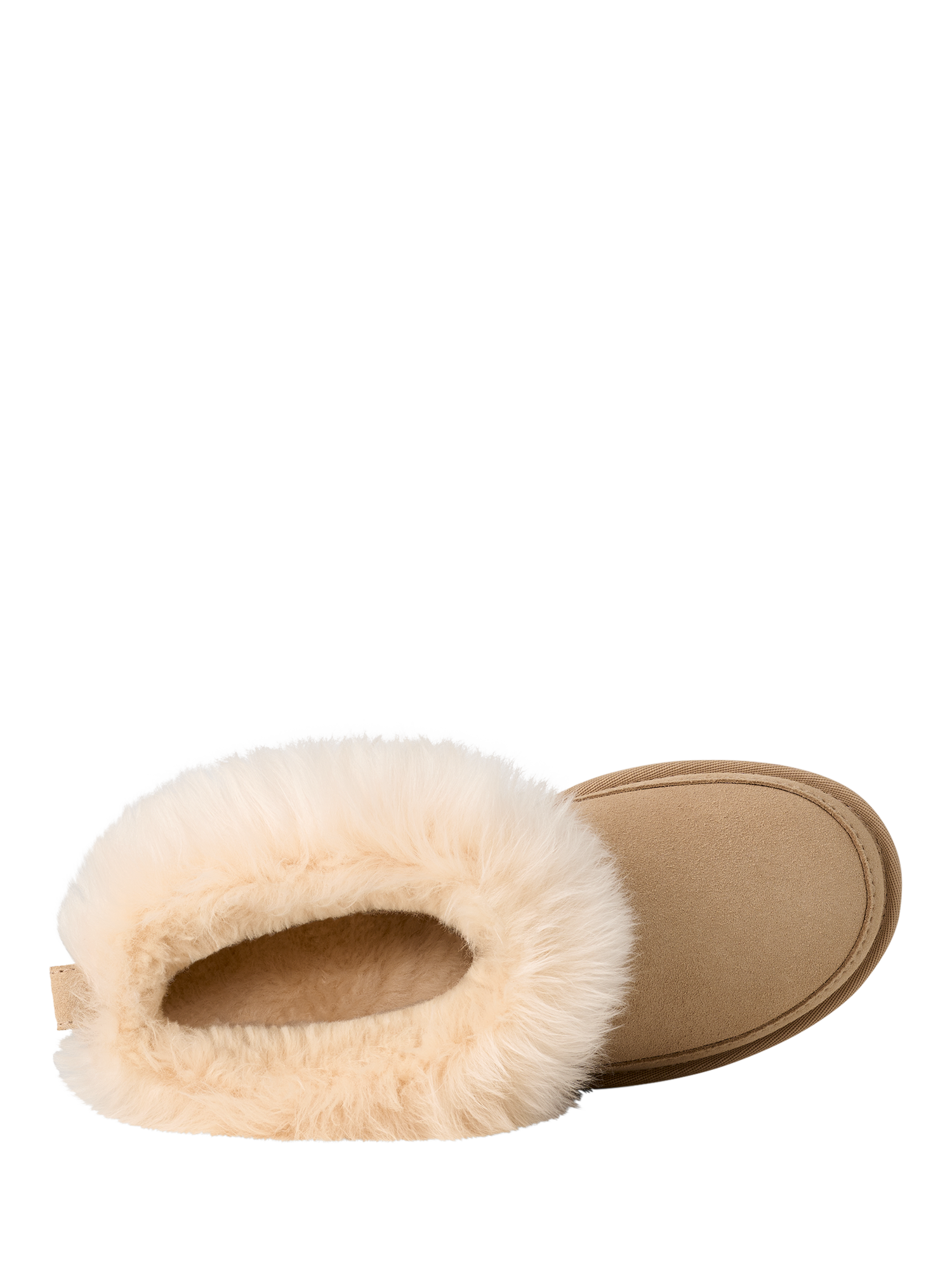 Product image 5 of 7, which shows UGG Classic Ultra Mini Chalet Suede Ankle Boots, Sand, 6
