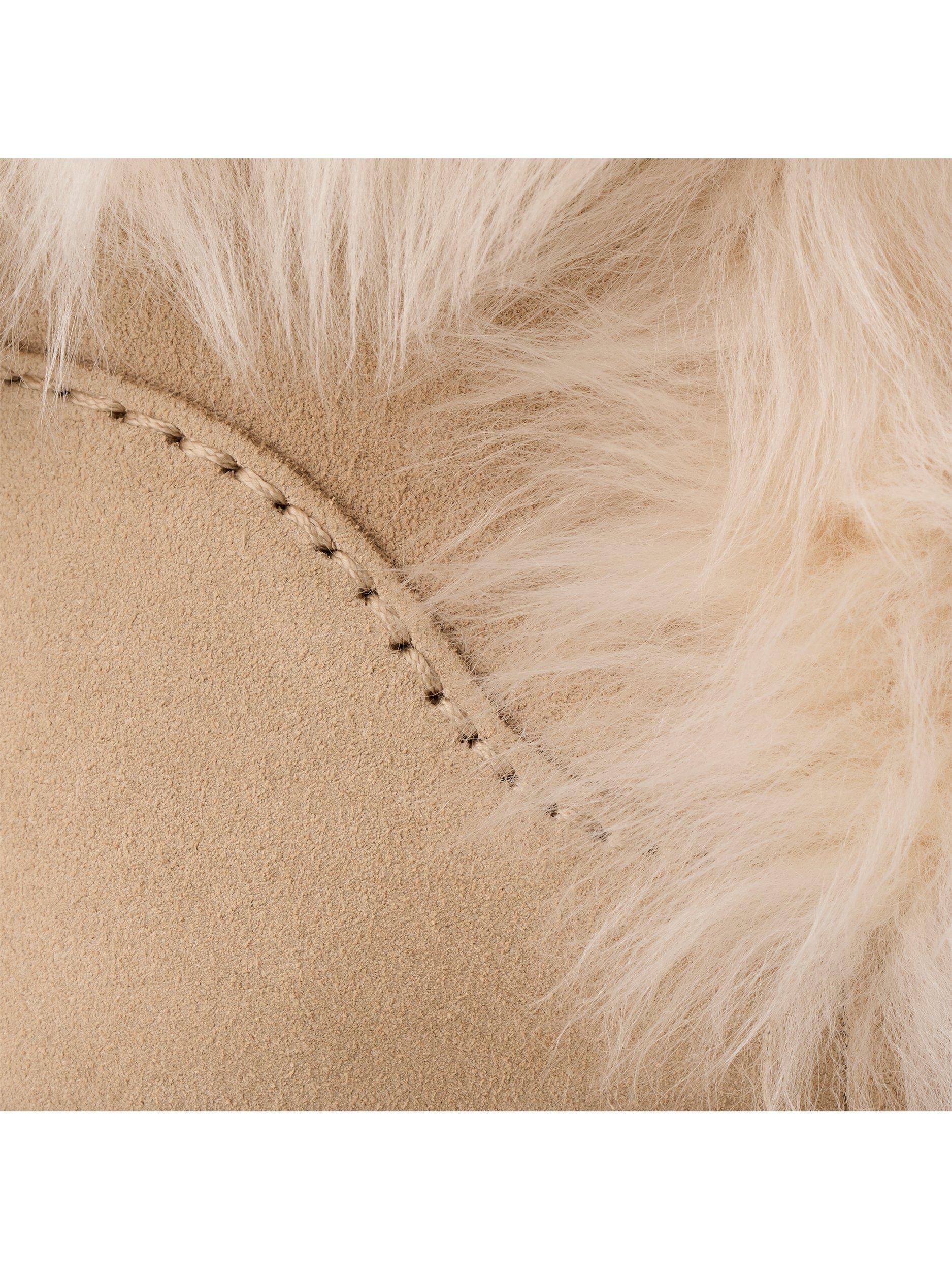 Product image 7 of 7, which shows UGG Classic Ultra Mini Chalet Suede Ankle Boots, Sand, 6