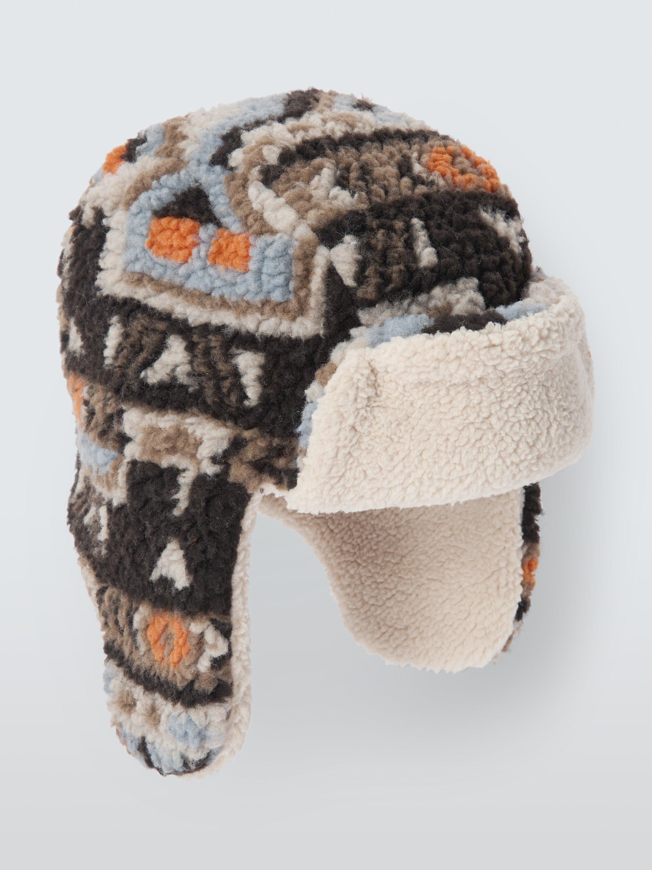 Product image 2 of 4, which shows John Lewis Kids' Aztec Borg Hat, Multi, 3-5 years