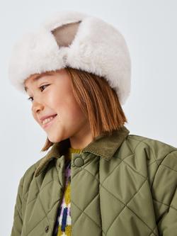 John Lewis Kids' Faux Suede Hat, Chestnut, Chestnut