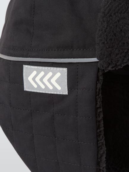 John Lewis Kids' Ski Trapper Hat, Black - view 2, Black