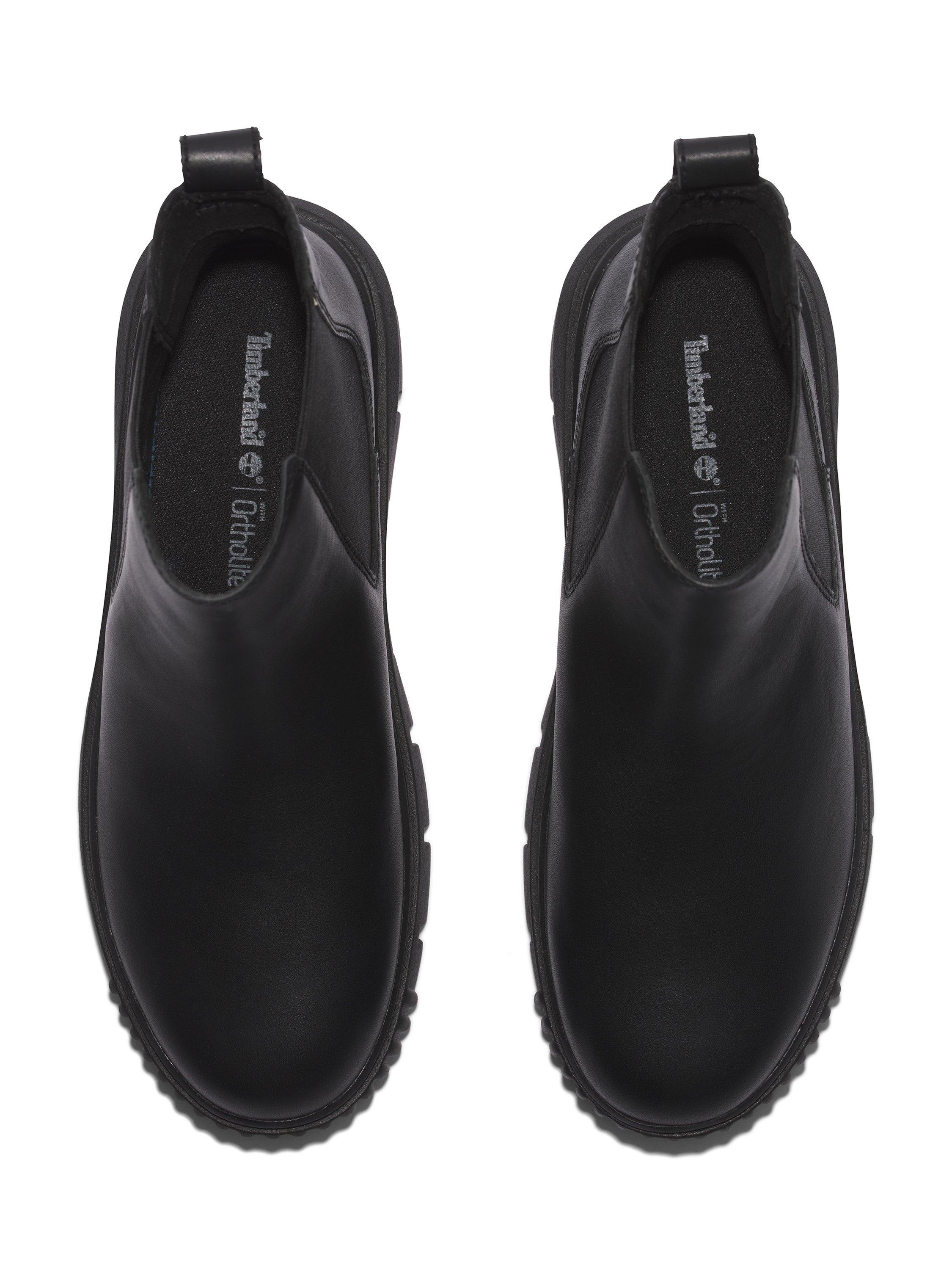 Product image 5 of 8, which shows Timberland Allington Leather Lace Up Ankle Boots, Black, 4