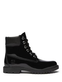 Timberland Premium Patent Leather Ankle Boots, Black, Black