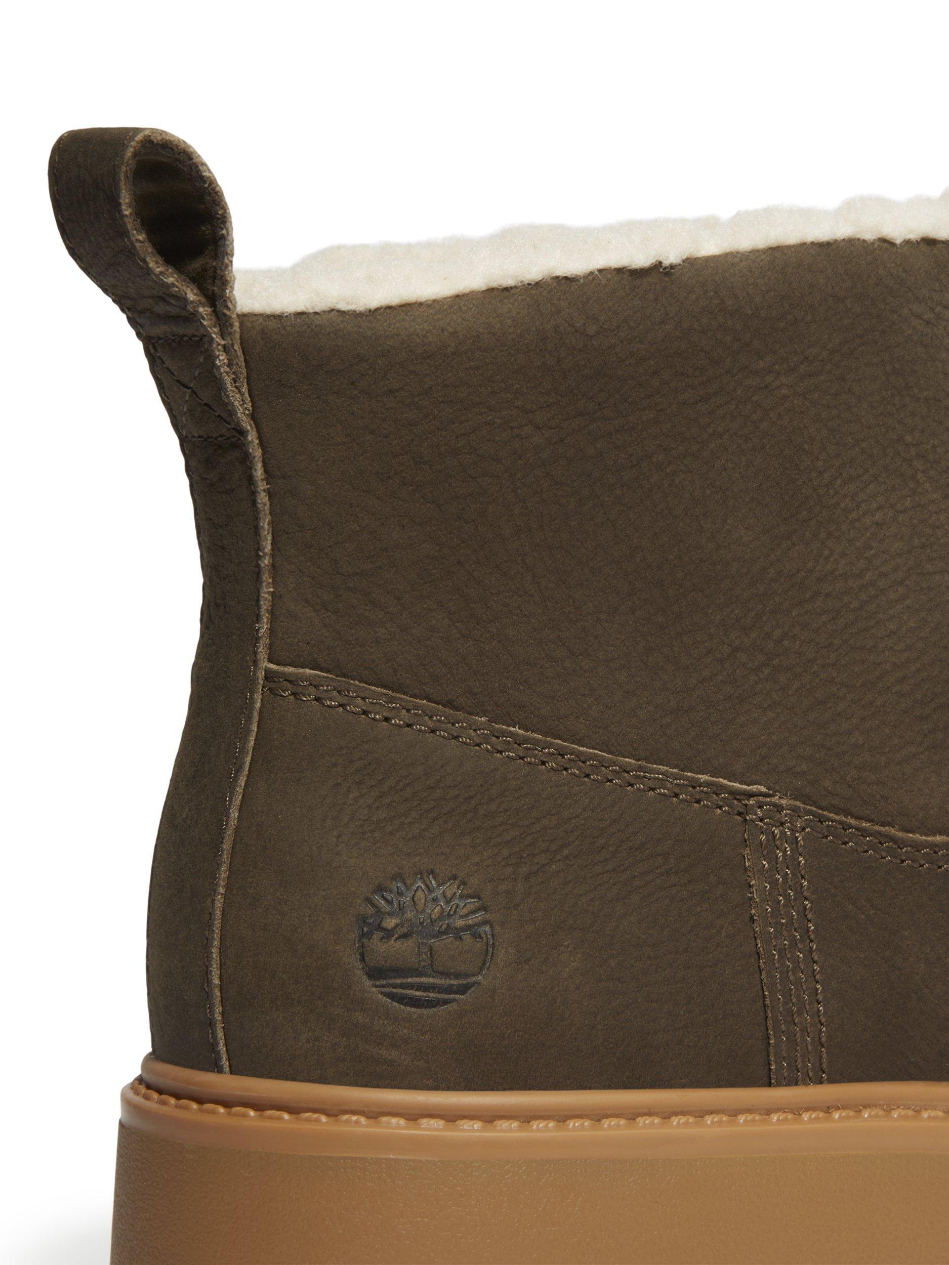 Product image 2 of 7, which shows Timberland Stone Mid Leather Ankle Boots, Dark Brown, 7