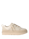 UGG Lo Lowmel Suede Blend Trainers, Off-white/Beige