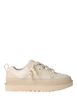 UGG Lo Lowmel Suede Blend Trainers, Off-white/Beige, Off-white/Beige