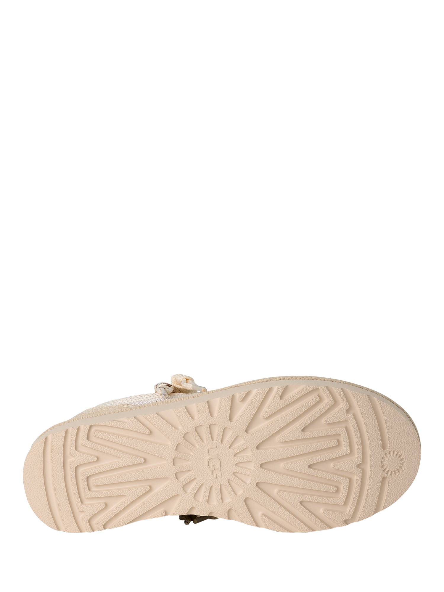 Product image 6 of 7, which shows UGG Lo Lowmel Suede Blend Trainers, Off-white/Beige, 3