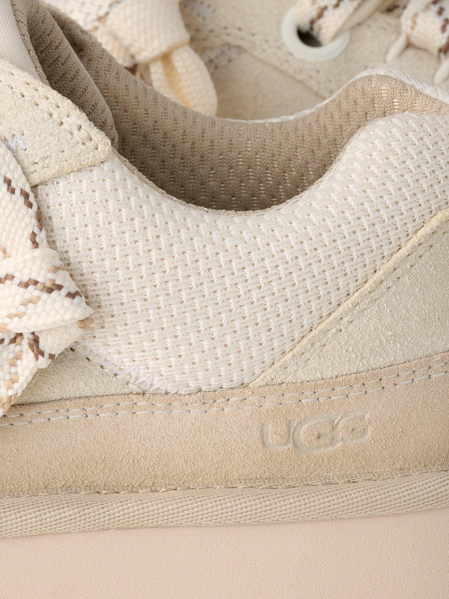 Product image 7 of 7, which shows UGG Lo Lowmel Suede Blend Trainers, Off-white/Beige, 3