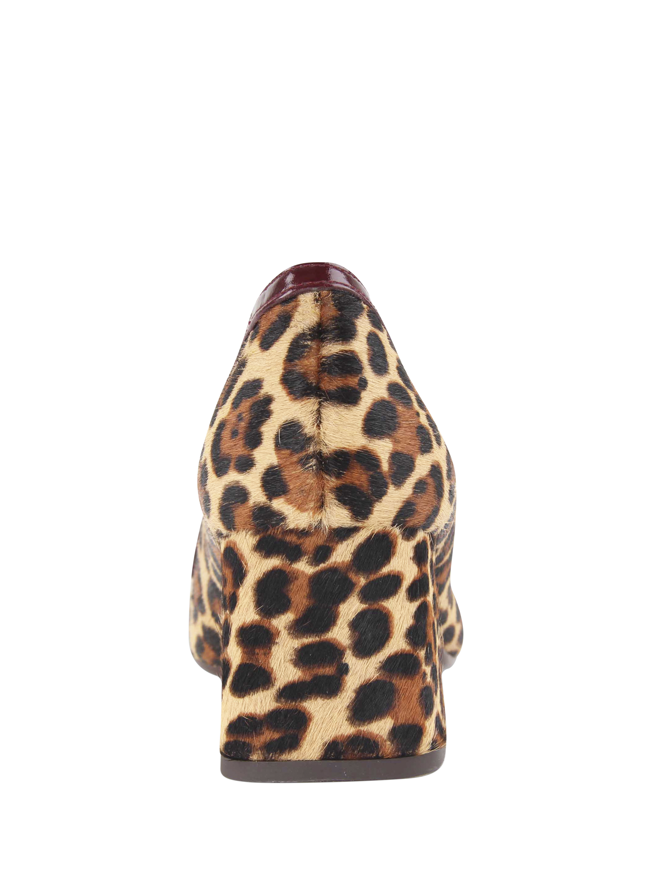 Product image 4 of 11, which shows Chie Mihara Mumma Leopard Leather Mary Janes, Beige/Brown/Multi, 4
