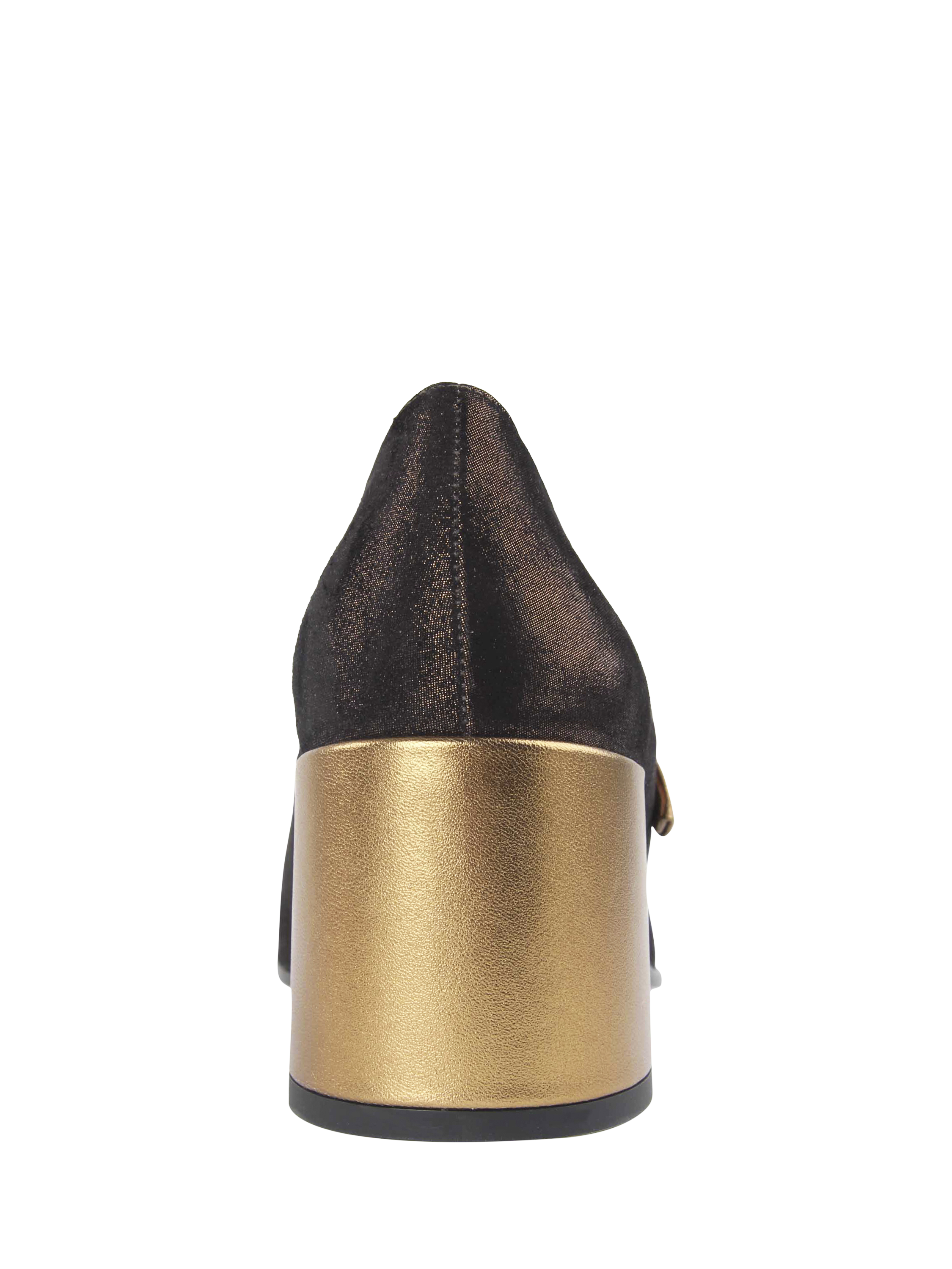 Product image 4 of 4, which shows Chie Mihara Ustakio Leather Mary Janes, Bronze/Gold, 4