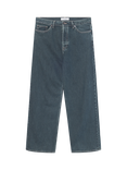 WOOD WOOD Type 3 Cotton Slim Wide Leg Denim Jeans, Pinewood Blue