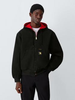 Carhartt WIP 50 Year Anniversary Reversible Dearborn Canvas OG Active Jacket, Black USA Red, Black Usa Red