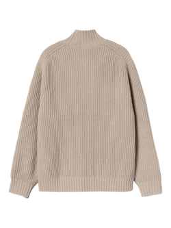 Carhartt WIP Detroit Half Zip Jumper, Fleur De Sel - view 2, Fleur De Sel