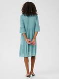 KAFFE Marianah Tiered Dress, Mid Blue
