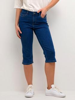 KAFFE Vicky Capri Jeans, Mid Blue, Mid Blue