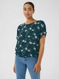 KAFFE Lokia Floral Blouse, Blue/Multi