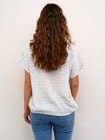 KAFFE Lokia Abstract Squares Blouse